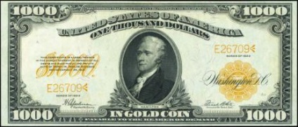 Misterul unei note în 1 dolar