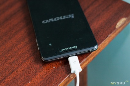 Testarea cablurilor microusb folosind lenovo p780 și jiayu g5