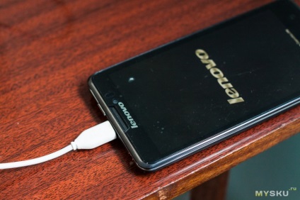 Testarea cablurilor microusb folosind lenovo p780 și jiayu g5