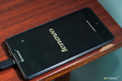 Testarea cablurilor microusb folosind lenovo p780 și jiayu g5