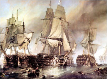 Trafalgar luptă - revizuire militară