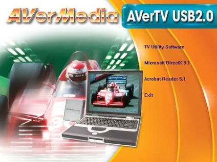 Tv tuner avermedia avert usb 2