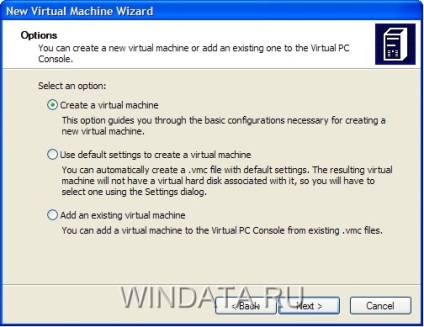 Instalarea Windows 7 în Microsoft Virtual PC, enciclopedia Windows