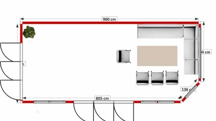 Veranda a saját kezünkkel, építésünk a 1. fotón