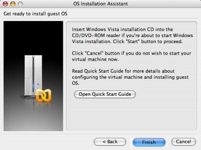 Virtualizare - instalați windows vista în sistemul de operare mac os cu paralele