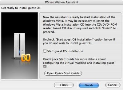 Virtualizare - instalați windows vista în sistemul de operare mac os cu paralele