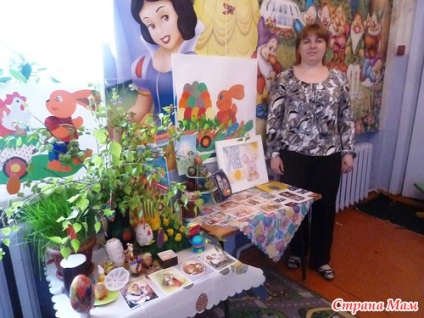 Expoziție - miracol de Paști - în grădinița noastră - țara mamei