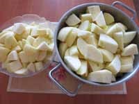 Reteta de piureu de mere pentru iarna - piure de mere cu sosuri cu smantana