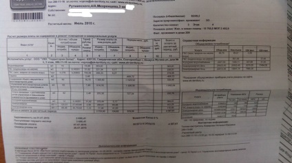 De ce șirul nostru - întreținerea locuințelor - a fost împărțit în două și îi sperie pe oameni cu grăsime nouă?