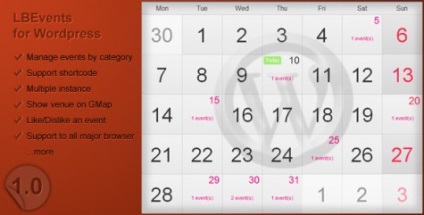 20 Pluginuri calendare wordpress - wordpress calendar