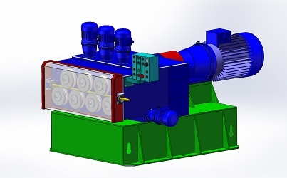 7 Mi Roller изправяне на машина за изправяне на профили и пръти с диаметър от 15 mm до 50 mm, ipdm