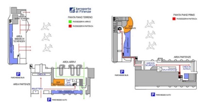 Aeroportul Florentina a depasit tabloul de bord online; cum să ajungi acolo; schema aeroportuară; site-ul oficial