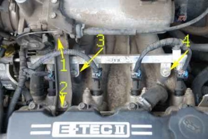 Curățarea injectorilor Aveo - repararea și reglarea Chevrolets