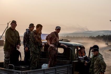 Pentru a stropi pentru burkhan ca pe - baikal stinge incendii de pădure - pasăre în zbor