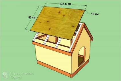 Cabină de câine cu mâinile proprii - dimensiuni, desene, scheme, fotografie