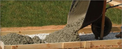 Consumul de amestec de nisip de ciment pe 1m2, pe 1m3