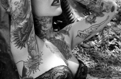Tatuaj alb-negru pentru fete și băieți - schițe, fotografii și videoclipuri
