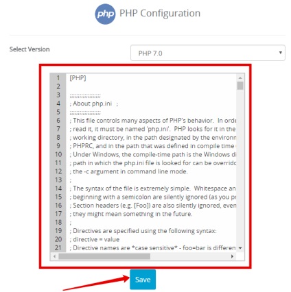 Schimbați versiunea php și activați extensia php în sitezo și ispmanager