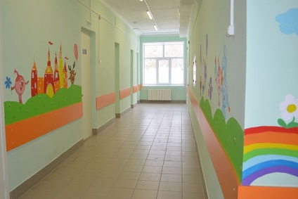 Departamentul pentru copii al Spitalului de Boli Infecțioase Kirov reparat
