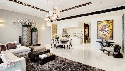 Proiectarea unui apartament modern cu elemente de stil arab