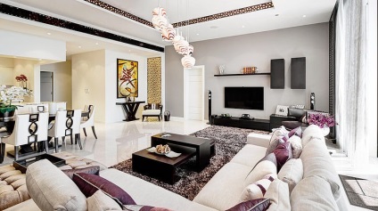 Proiectarea unui apartament modern cu elemente de stil arab