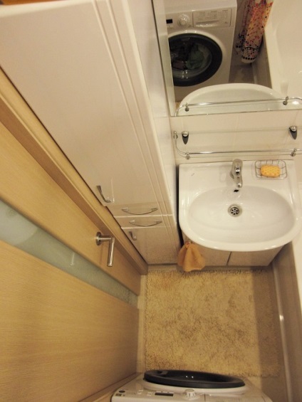 Design de baie într-un Hrushchevka cu o mașină de spălat și cu un colț de duș (42 fotografii), design baie
