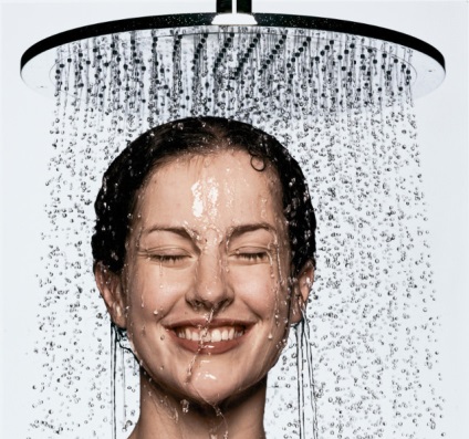 Zuhany a képzés után válassza ki a hőmérsékletet