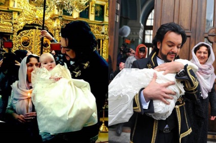 Philip Kirkorov és Ani Lorak majdnem egy nap alatt megkeresztelték a lányokat