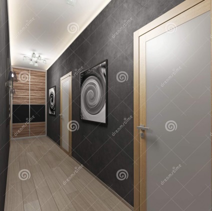 Fotografie de tencuială decorativă în interior - acoperiri interioare