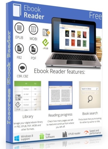 Icecream ebook reader pro - program pentru citirea cărților electronice