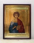 Ikon Panteleimon a Gyógyító, Gyógyító Panteleimon ikon, mártír Panteleimon Saint Panteleimon,