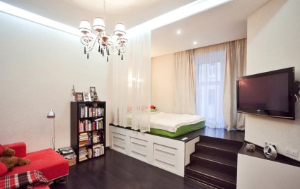 Interiorul de apartamente oferă soluții simple și gustoase de design foto