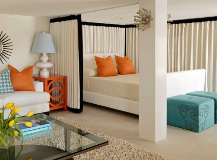 Interiorul de apartamente oferă soluții simple și gustoase de design foto