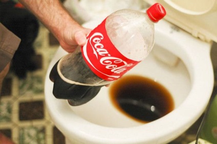 Cum se curata vasul de toaleta Coca ColaInstruction - se spala, curata cu mainile, curatarea, fotografii si pret -