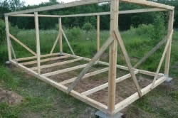 Cum se construiește un hambar cu fundația proprie, podea, acoperiș