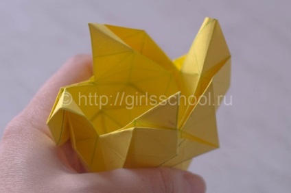 Cum sa faci un trandafir din hartie origami, scoala de sex feminin