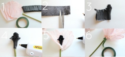 Cum să faci flori (crini, crizanteme, narcise) din hârtie simplă și ondulată cu mâinile tale 7