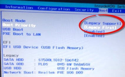 Cum se instalează Windows 7 pe un laptop lenovo b50-45, configurând serverele Windows și linux