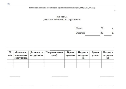 Cum să păstreze jurnalul de parohie și de îngrijire a angajaților, articole, revista 