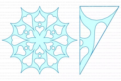 Cum să tăiați fulgi de zăpadă frumoase din hârtie în etape cu ajutorul unui videoclip