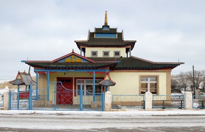 Kalmyk călugăr, medic de medicină tibetană, cheeche babukkiev