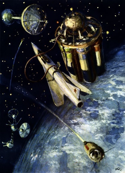 Cosmos prin ochii unui artist sovietic - știință goală