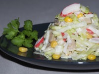 Crab salata cu castravete - reteta pas cu pas cu fotografie, ne-diete