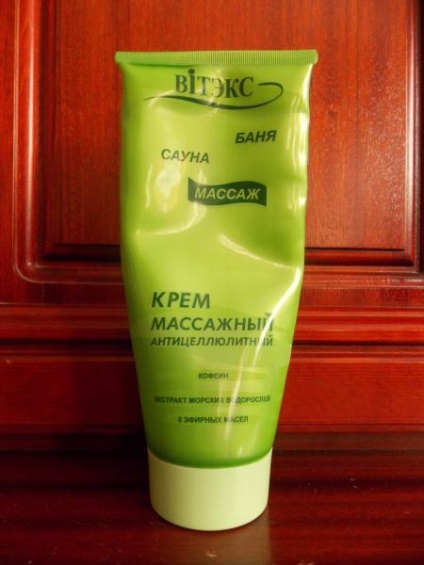 Anticelulita crema de masaj de la companie viteks - asistentul meu indispensabil - recenzii despre cosmetice