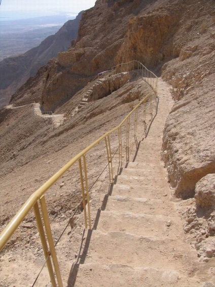 A Masada erődje és a halott tenger tanúi Izrael sötét időkének