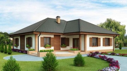 Acoperirea perfectă a culorilor și materialelor pe acoperiș și fațadă