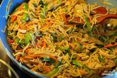 Thai tészta - lépésről-lépésre recept fotóval