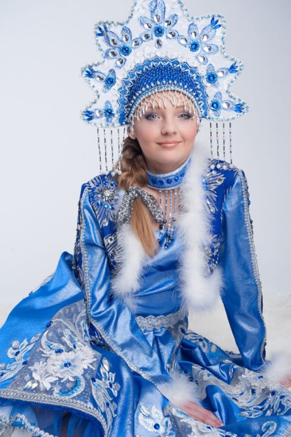 Makeup Snow Maiden pentru Anul Nou