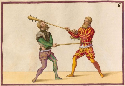 Marinni, turnee de cavaler și bătălii din cartea de arte athletica 1500s