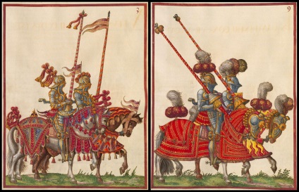 Marinni, turnee de cavaler și bătălii din cartea de arte athletica 1500s